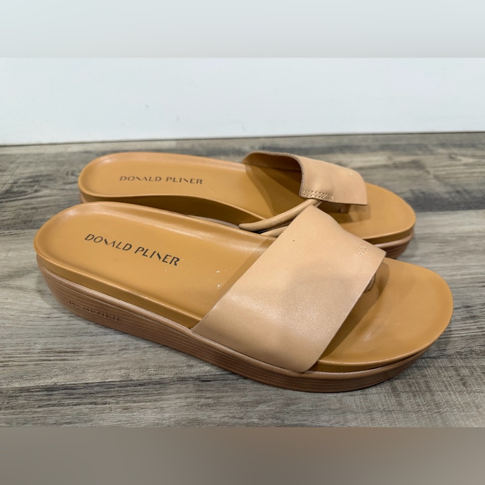 Donald Pliner Fifi Sandal in Camel - Vachetta - Picture 2 of 8